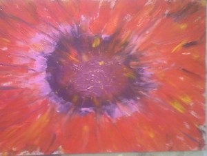 Sara's second painting Nov 2013